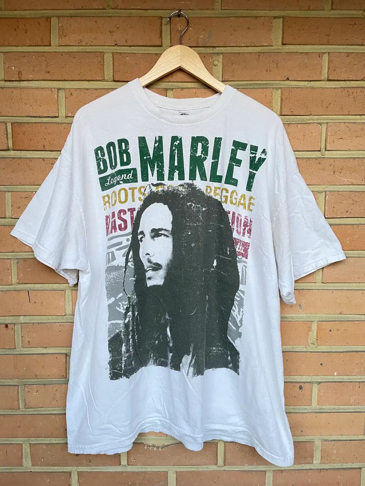XL ボブ・マーリー レジェンド アルバム アートワーク グラフィック 半袖 Tシャツ e30