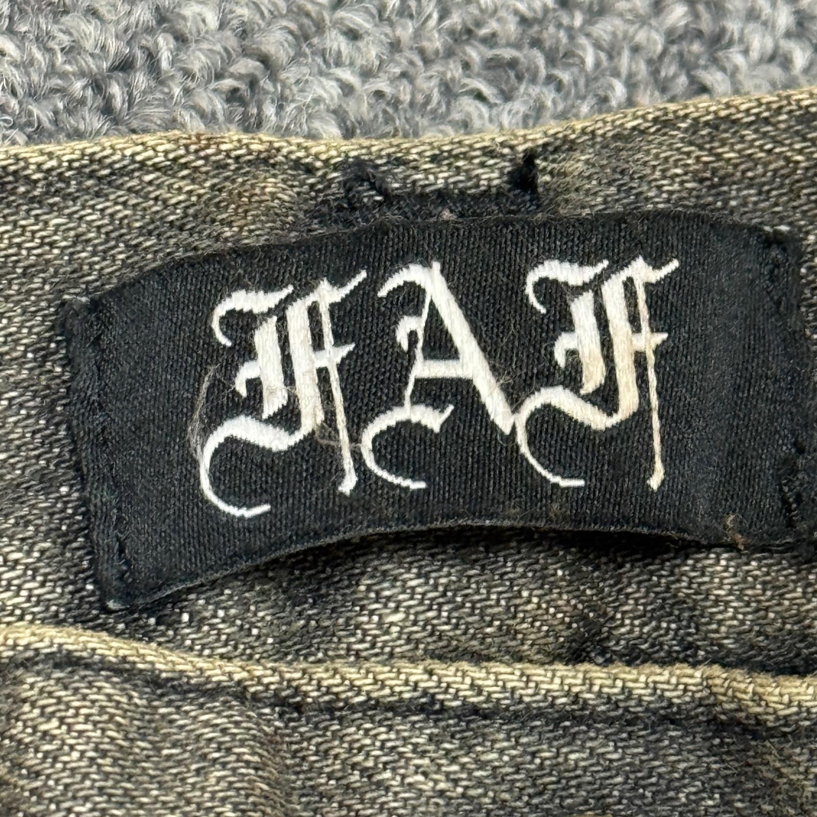 参考上代49500円 FAF(Fake As Flowers) 25AW NEW COMMUNE DIRT BAGGY