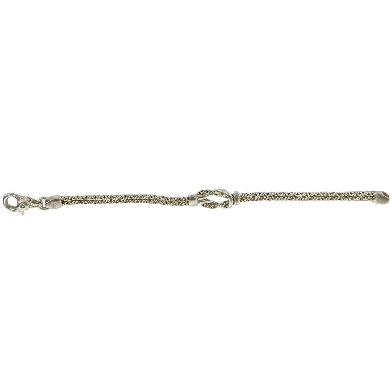 極 美品 箱 袋付き TIFFANY&Co. ティファニー センターノット ダブル