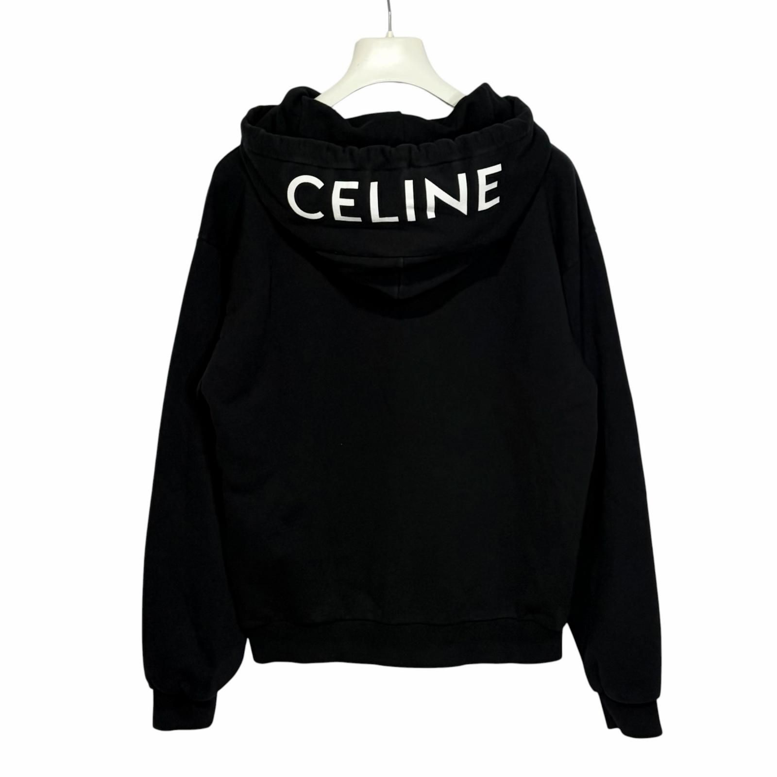 CELINE/L /ブラック /フードロゴパーカー /型番2Y497670Q