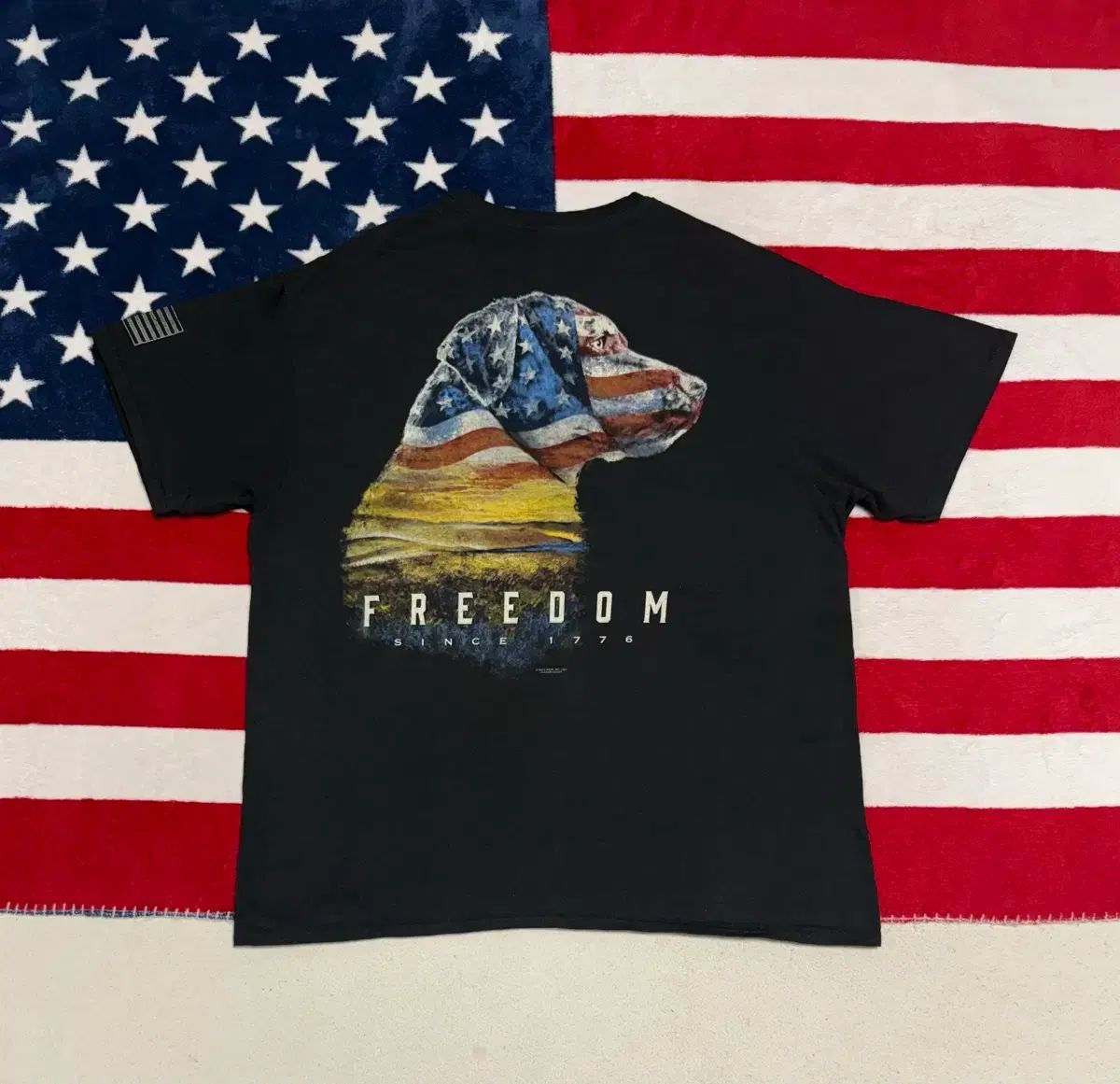 デルタ プロウェイト 星条旗 ヴィンテージ Tシャツ XL