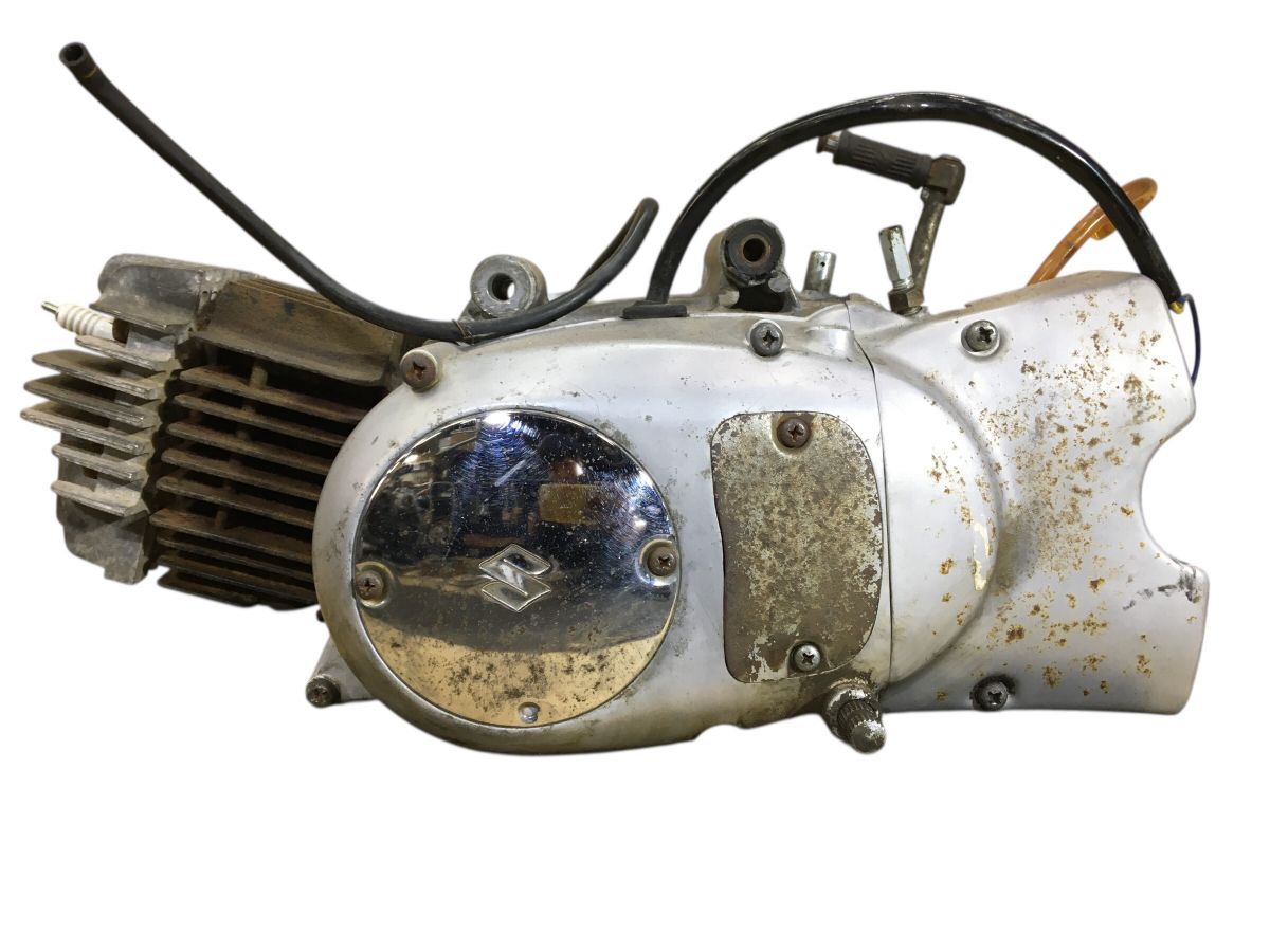 SUZUKI　コレダ　K90　3型　1975年　6V　クランキングOK　エンジン　流用　ランディ　バンバンRV　ハスラー　ＯＨにも（中古）2933-Z5025