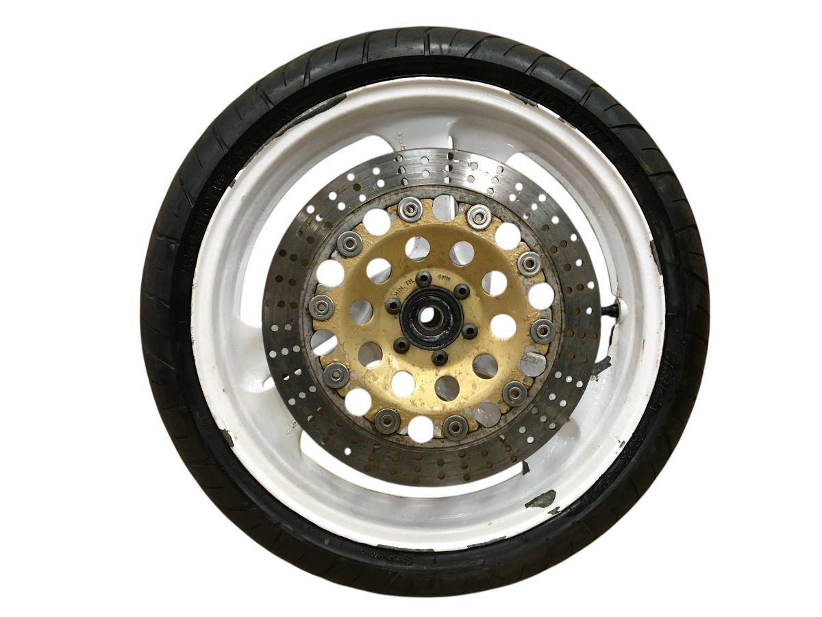HONDA　BROS　ブロス650　RC31　フロントホイール　ディスク付　レストア　ＯＨベースにも　振れ無し（中古）2916-Z5030
