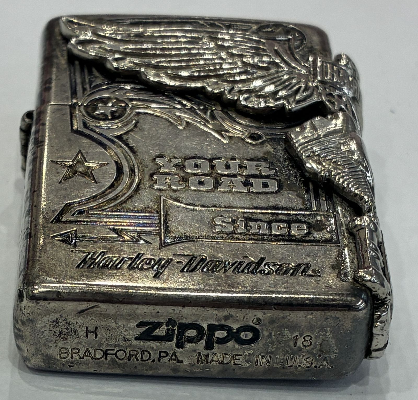 中古 ハーレー ダビッドソン ジッポ 2018年製 HARLEY DAVIDSON ZIPPO 