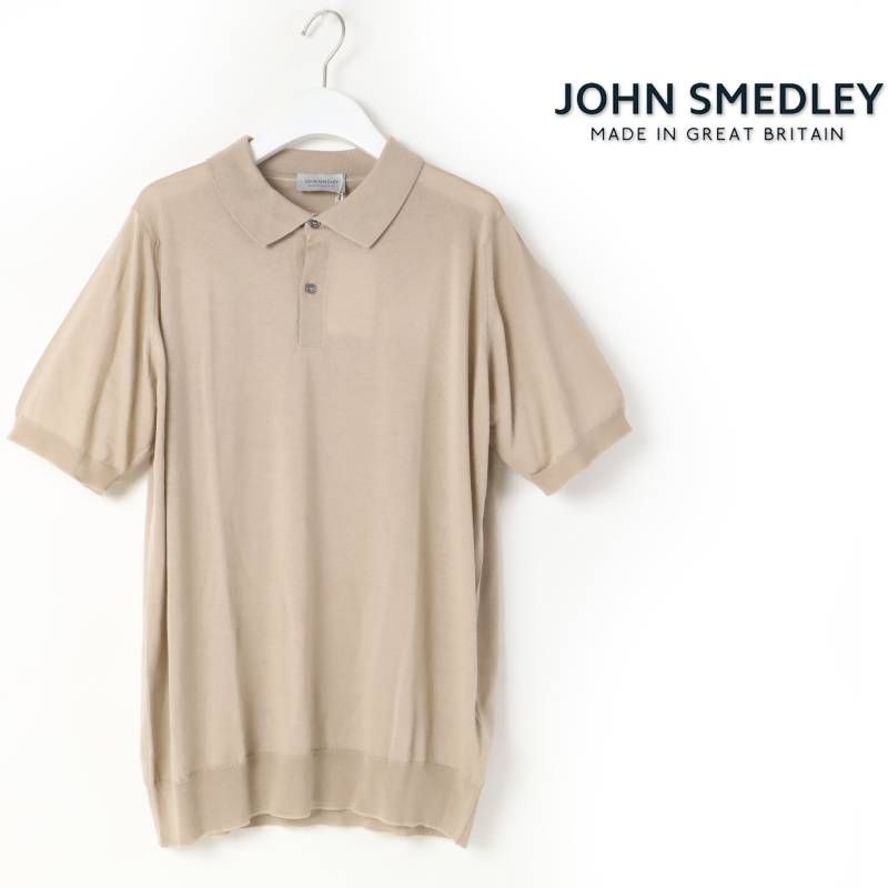 新品 JOHN SMEDLEY ジョンスメドレー 【 ジョンスメ 】半袖 ニットポロシャツ LEYBURN SHIRT SC SS L # 270