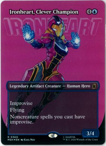 FOIL/MTG/英語版/才気煥発な勇士、アイアンハート/Ironheart, Clever