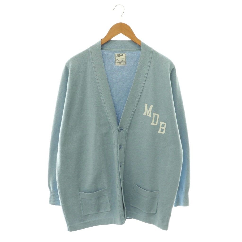 マディソンブルー MADISONBLUE 24SS BIG CARDIGAN COTTON カーディガン ニット 長袖 コットン S ライトブルー /NR ■OS