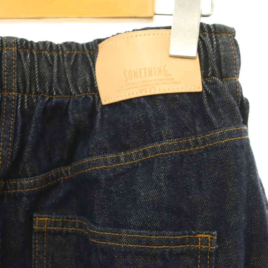 サムシング something atelier SOMETHING DRAWSTRING BALLOON WIDE デニムパンツ ジーンズ ワイド S インディゴ /CX ■OS サムシング something atelier SOMETHING DRAWSTRING BALLOON WIDE デニムパンツ ジーンズ ワイド S インディゴ /CX ■OS