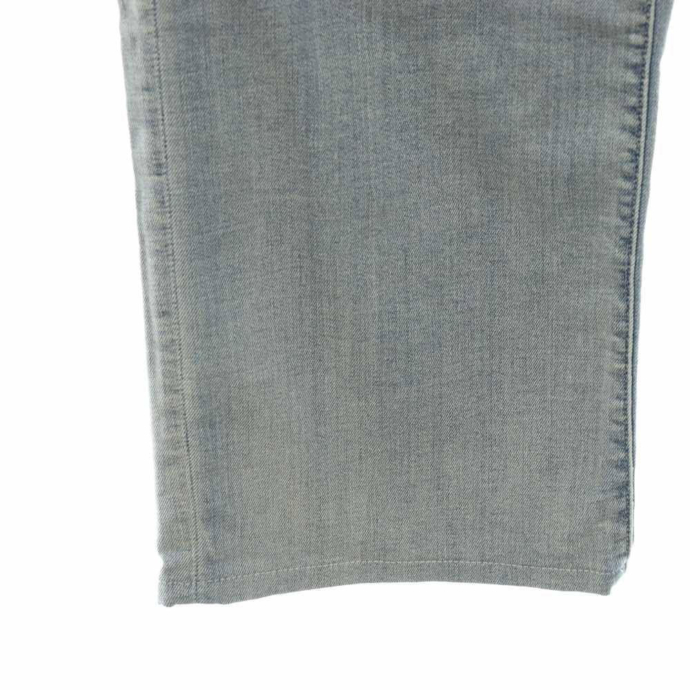 自由区 オンワード樫山 25AW BLUE デニムワイドパンツ ジーンズ 38 ブルー /CX ■OS