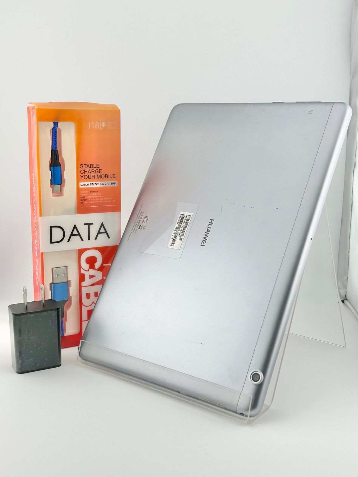 バッテリー良好 HUAWEI MediaPad T3 10 16GB スペースグレイ 中古 本体 動作確認済 【最短送料無料】F-242