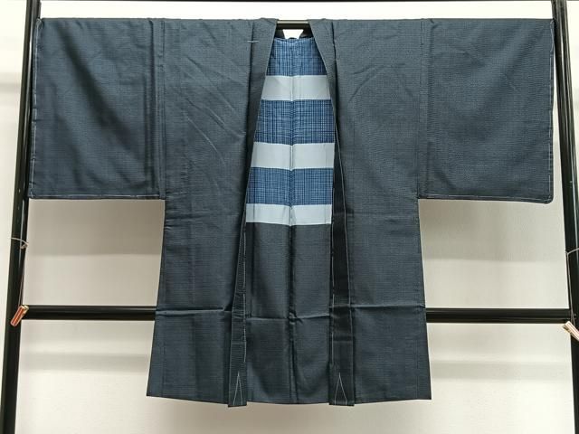 平和屋着物∞男性　長羽織　本場大島紬　100亀甲　総詰め　正絹　逸品　未使用　CABG3947ua