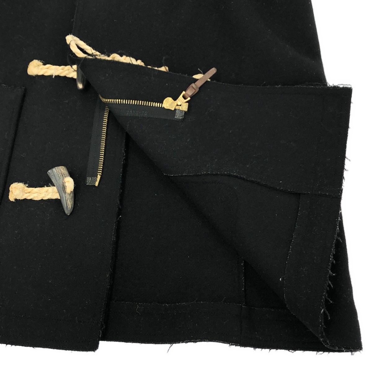 visvim ビズビム 15AW COMMODORE COAT ダッフルコート ブラック 3 