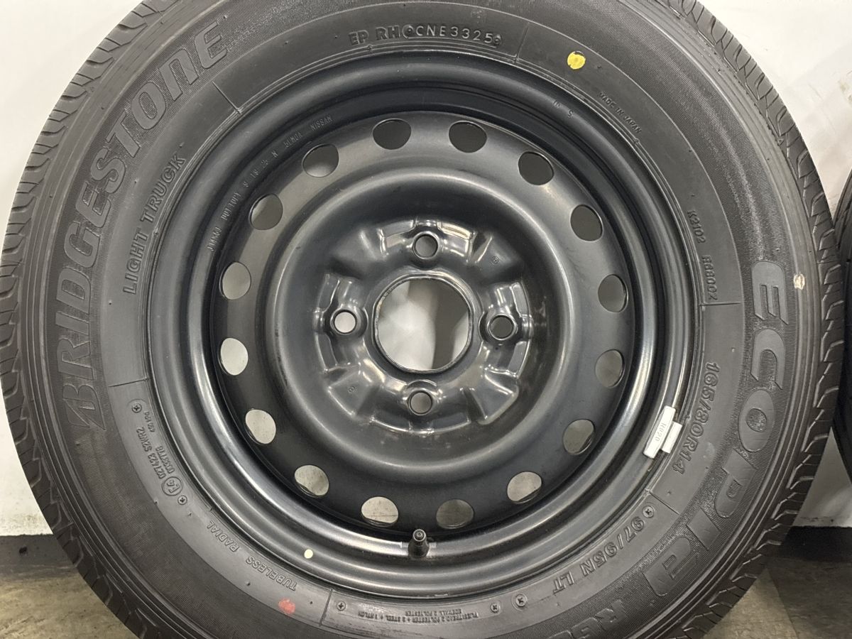 【2025年製 新車外し品】ニッサン NV200 バネット 2WD 純正 14in 5J +45 PCD114.3 ブリヂストン エコピア R680 165/80R14 LT 即納可能 【2025年製 新車外し品】ニッサン NV200 バネット 2WD 純正 14in 5J +45 PCD114.3 ブリヂストン エコピア R680 165/80R14 LT 即納可能