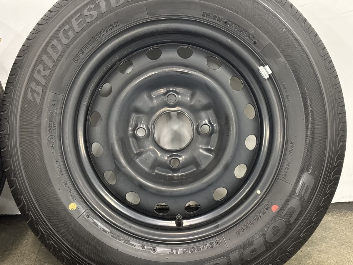 【2025年製 新車外し品】ニッサン NV200 バネット 2WD 純正 14in 5J +45 PCD114.3 ブリヂストン エコピア R680 165/80R14 LT 即納可能 【2025年製 新車外し品】ニッサン NV200 バネット 2WD 純正 14in 5J +45 PCD114.3 ブリヂストン エコピア R680 165/80R14 LT 即納可能