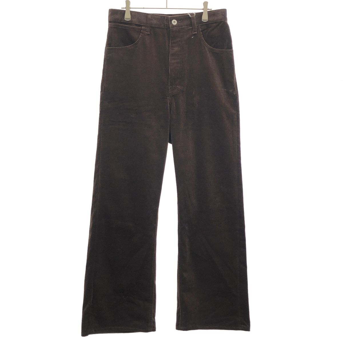 Vuja DE ヴジャデ JUDE CORDUROY TROUSERS コーデュロイトラウザーパンツ 009-1413-TB ブラウン M Vuja DE ヴジャデ JUDE CORDUROY TROUSERS コーデュロイトラウザー
