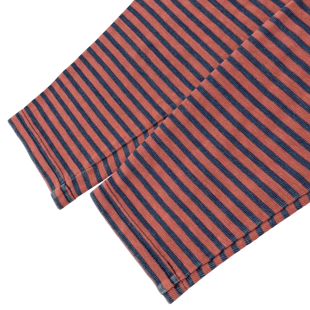 visvim ビズビム 15AW MID BORDER TEE L/S ロングスリーブボーダーTシャツ 0115205010032 レッド 2