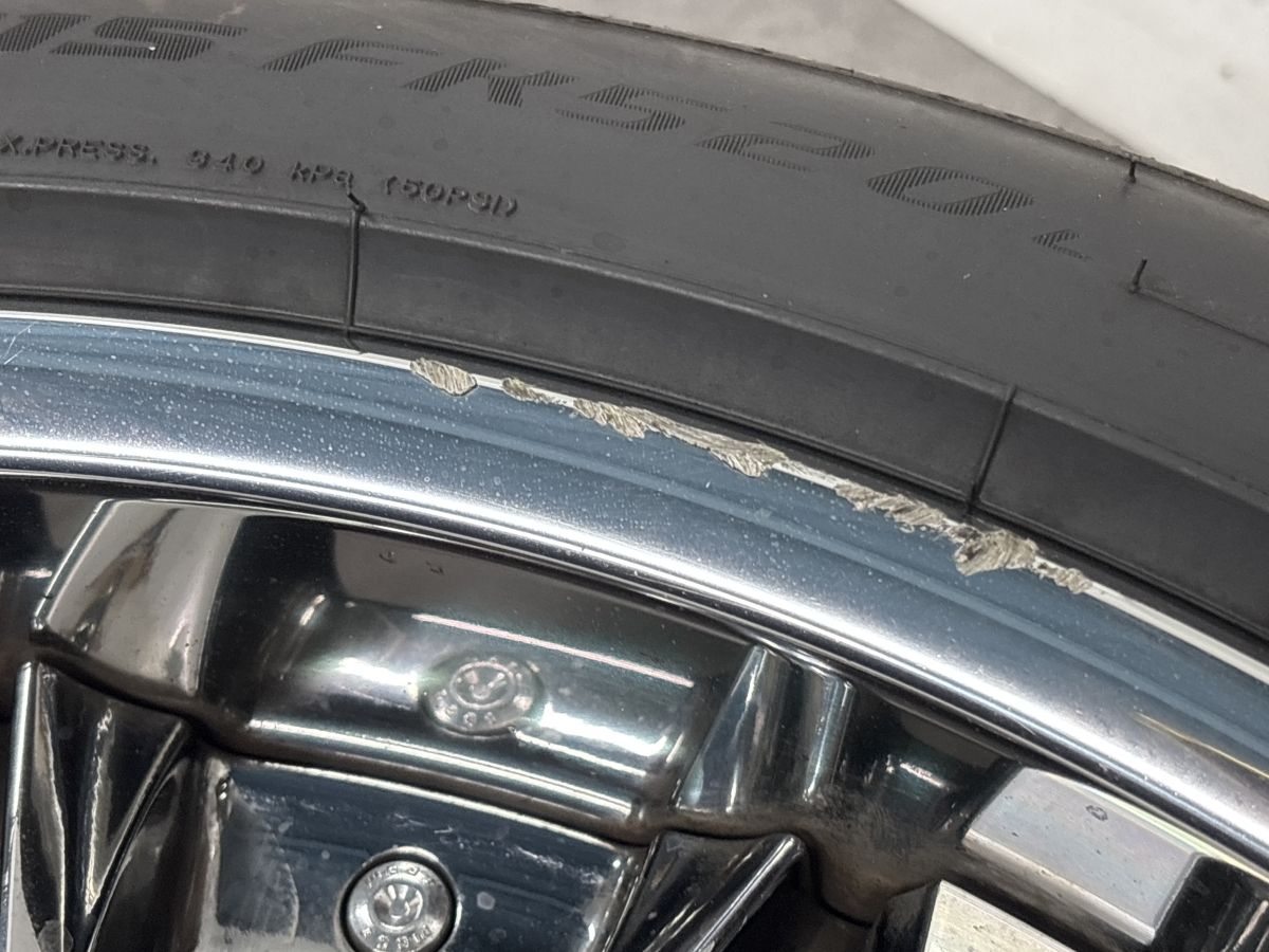 【バリ溝 程度良好】Weds Kranze Weaval 20in 8.5J +30 PCD120 AZENIS FK520L 245/40R20 BMW F25 X3 F26 X4 F01 7シリーズ アルファード