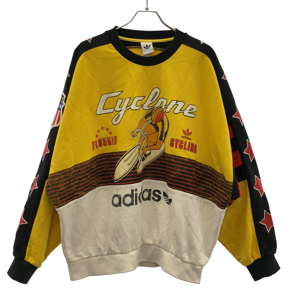 adidas Originals アディダス オリジナルス アーカイブ サイクリング スウェットシャツ JW0147 イエロー 3XL