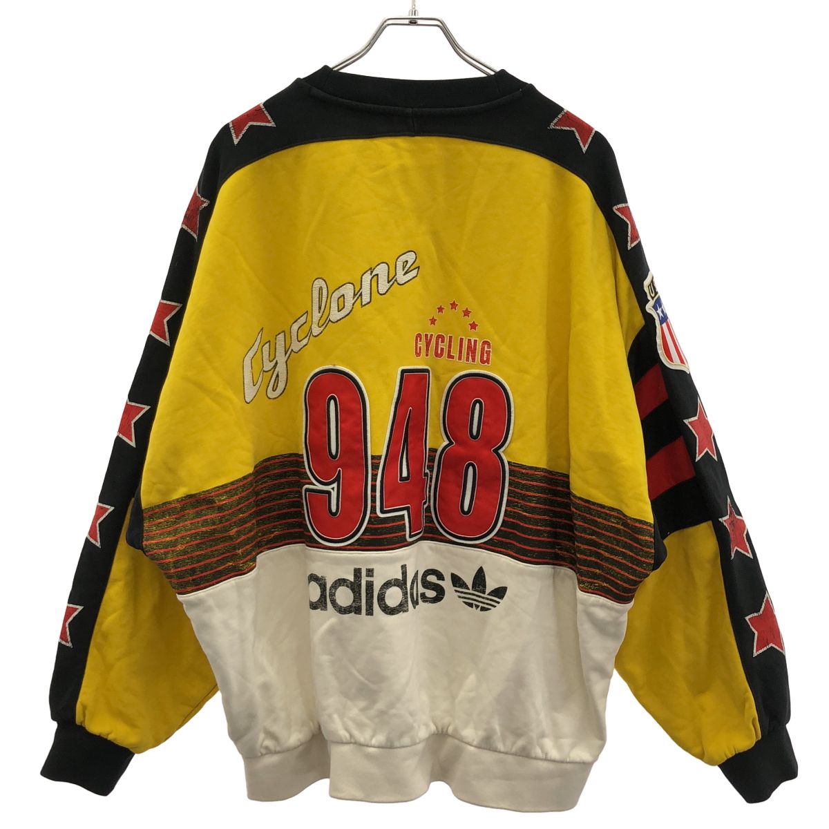 adidas Originals アディダス オリジナルス アーカイブ サイクリング スウェットシャツ JW0147 イエロー 3XL