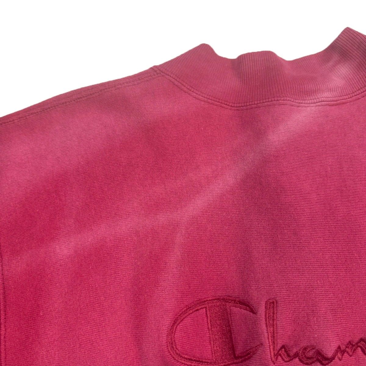 Champion チャンピオン 1990's 刺繍タグ REVERSE WEAVE スナップボタンスウェットカーディガン レッド L