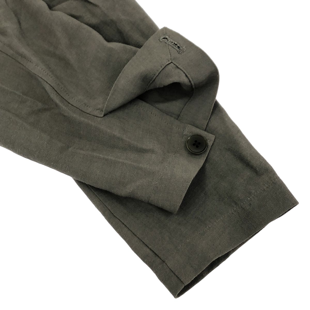 ULTERIOR アルテリア RAYON RIPSTOP MILITARY SHIRT ミリタリーシャツ