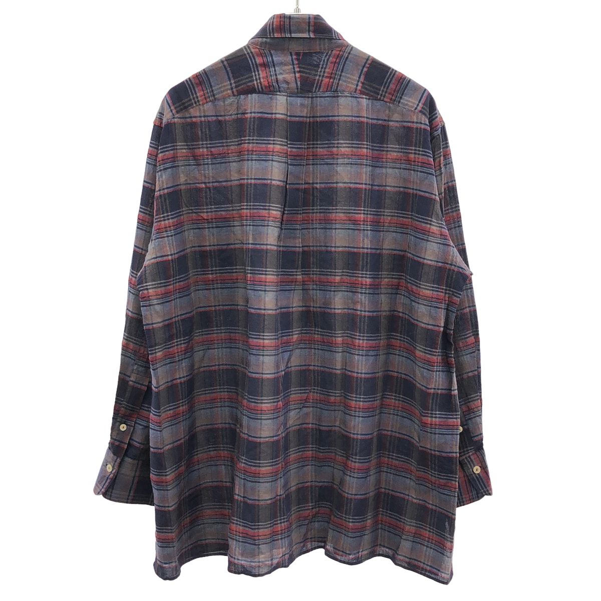 MAATEE＆SONS マーティーアンドサンズ 25SS WORK SHIRTS MIXMADRAS チェックワークシャツ MT5103-0610B ネイビー 2
