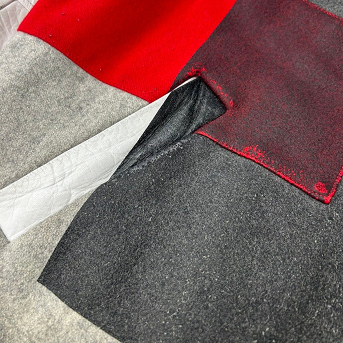 FACETASM ファセッタズム パッチワーク スタジアムジャケット スタジャン 0TM-JK-M08 ミックス 3 FACETASM ファセッタズム パッチワーク スタジアムジャケット