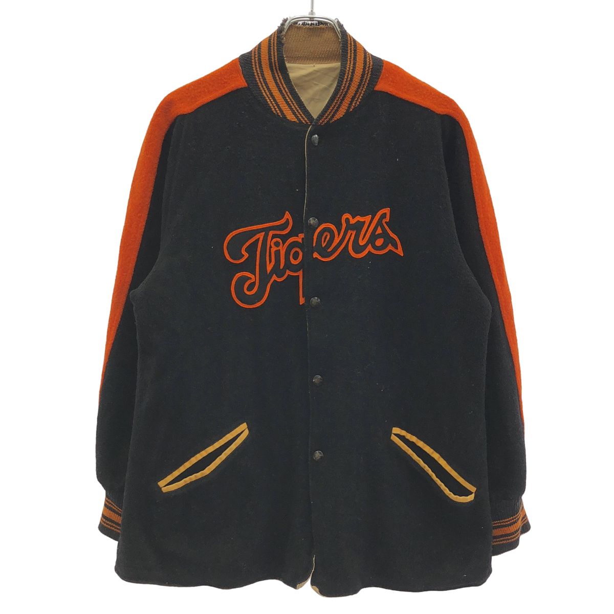 BUTWIN バトウィン 1950's リバーシブルスタジャン ブラック×ベージュ