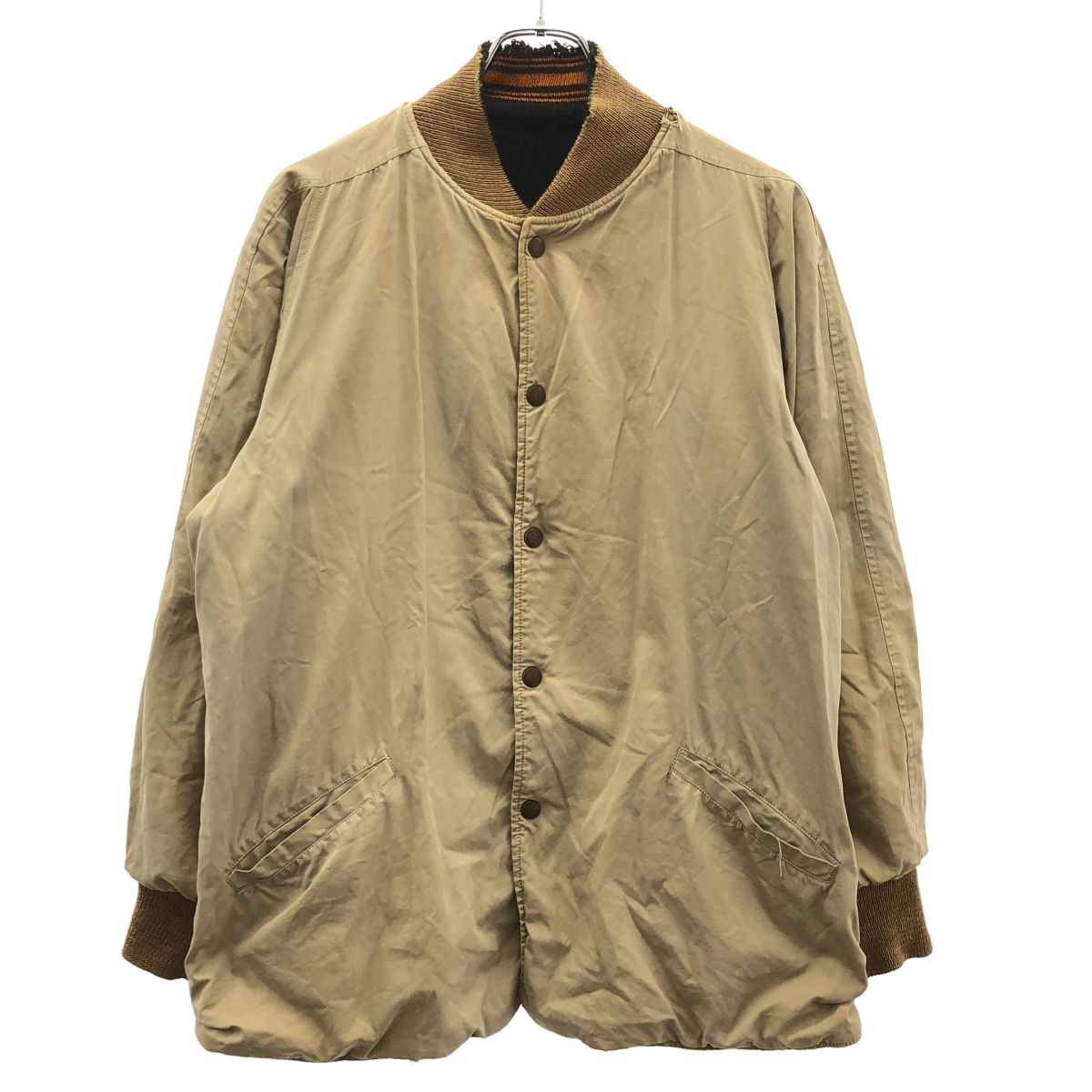 BUTWIN バトウィン 1950's リバーシブルスタジャン ブラック×ベージュ