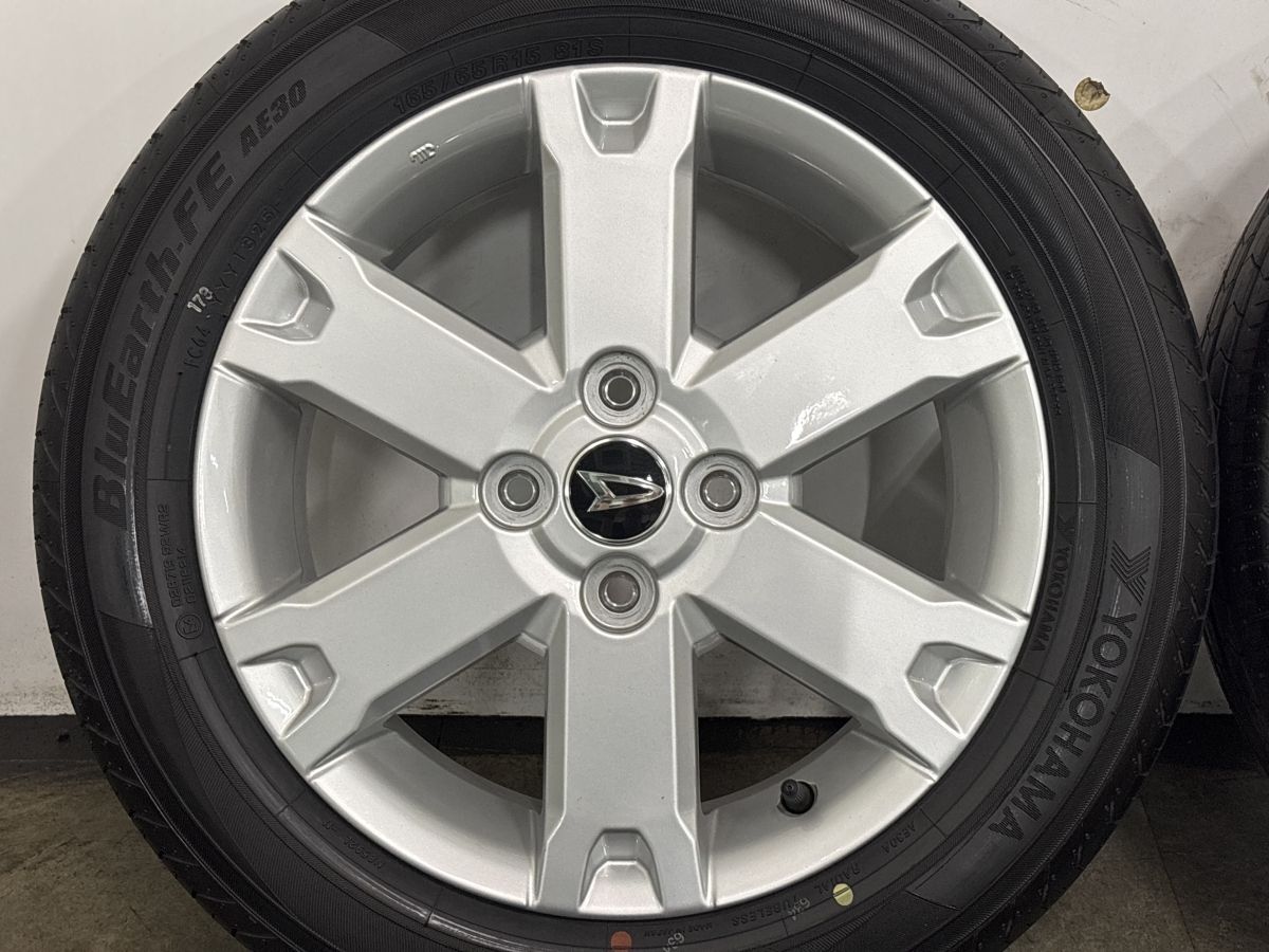 【2025年製 新車外し品】ダイハツ タフト 純正 15in 4.5J +45 PCD100 ヨコハマ ブルーアースFE AE50 165/65R15 タント ミラ ムーヴ 即納可