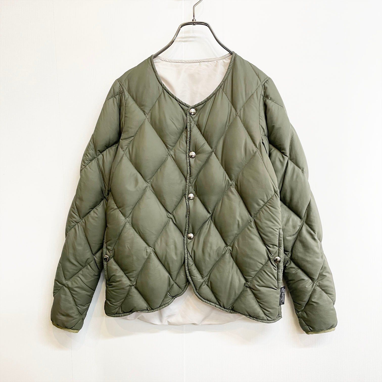 THE LOFT LABO ロフト ラボ HALEE 2WAY ホワイト ダック ダウンジャケット リバーシブル Ks2-47