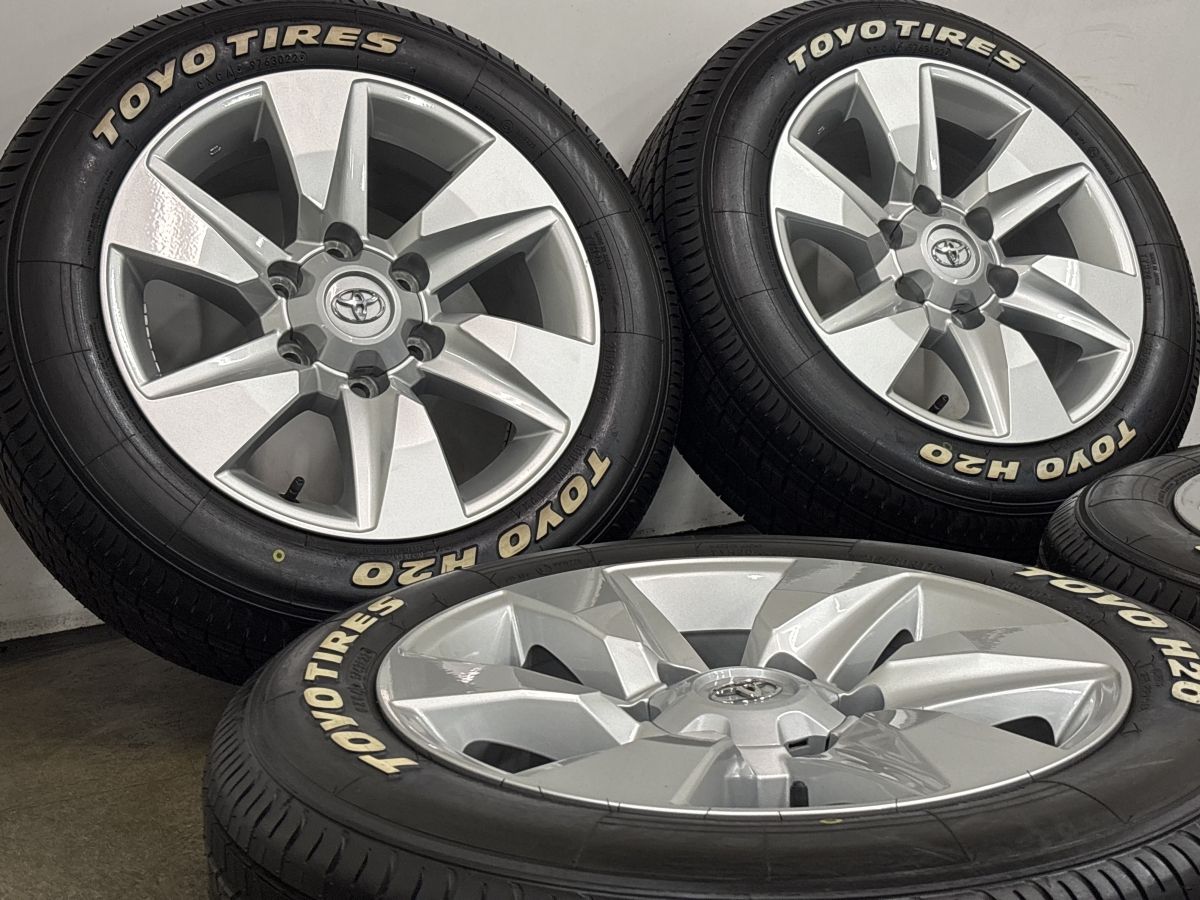 バリ溝】トヨタ 150 ランドクルーザープラド 後期 純正 17in 7.5J +25 バリ溝】トヨタ 150 ランドクルーザープラド 後期 純正 17in 7.5J +25