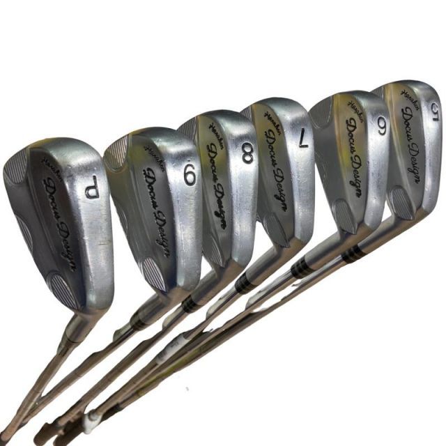 【中古】 DOCUS DOCUS DESIGN JAPAN FORGED MB 6S アイアンセット IR 純正特注シャフト (フレックスS) メンズ 男性用 右利き 右用 Dランク ゴルフクラブ