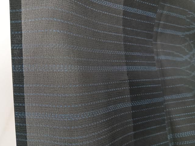 平和屋着物＊夏物　本場大島紬　夏大島　横段文　正絹　逸品　CABJ4045xi