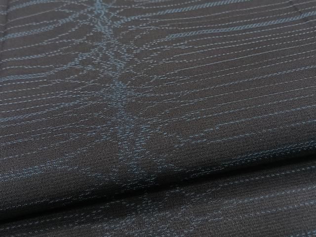 平和屋着物＊夏物　本場大島紬　夏大島　横段文　正絹　逸品　CABJ4045xi