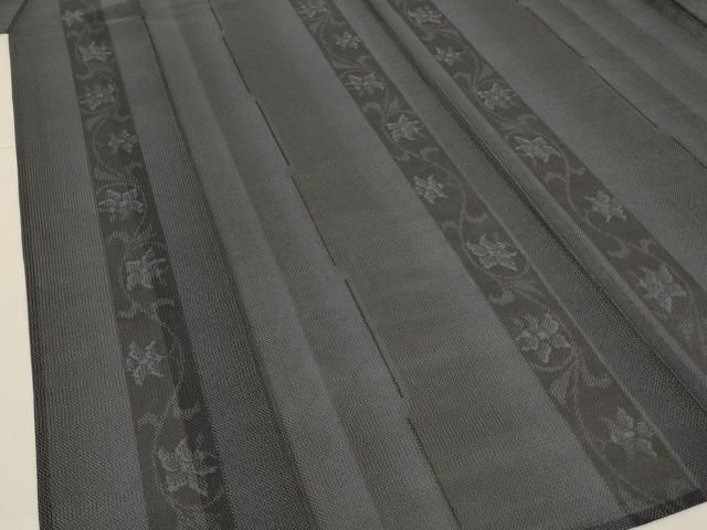 平和屋着物*夏物 本場大島紬 夏大島 花間道 正絹 逸品 AABJ9198jd 平和屋着物*夏物 本場大島紬 夏大島 花間道 正絹 逸品 AABJ9198jd