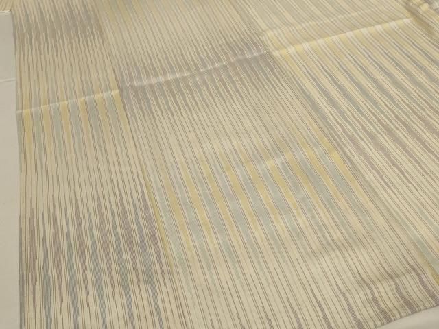 平和屋着物*夏物 紗紬 変わり縞 正絹 逸品 AABK2602jd 平和屋着物*夏物 紗紬 変わり縞 正絹 逸品 AABK2602jd