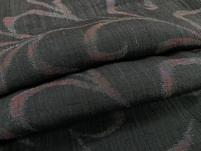 平和屋着物*夏物 紬 唐草文 正絹 逸品 CABJ4054xi