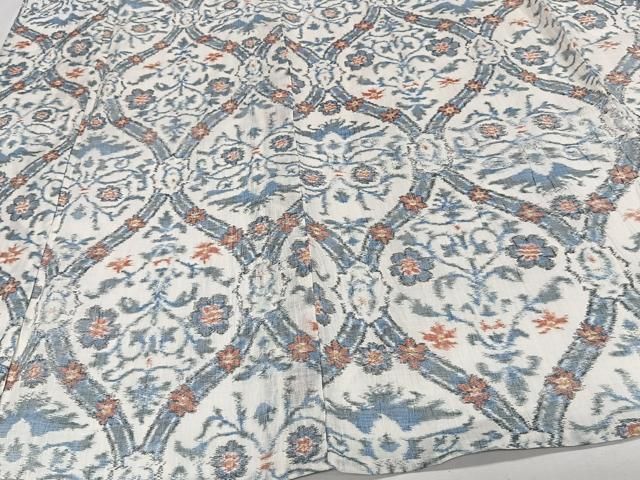 平和屋着物*夏物 本場小千谷縮 花唐草文 麻 逸品 CABJ4062xi 平和屋着物*夏物 本場小千谷縮 花唐草文 麻 逸品 CABJ4062xi