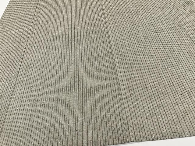 平和屋着物＊夏物　紗紬　縞　正絹　逸品　CABJ4065xi