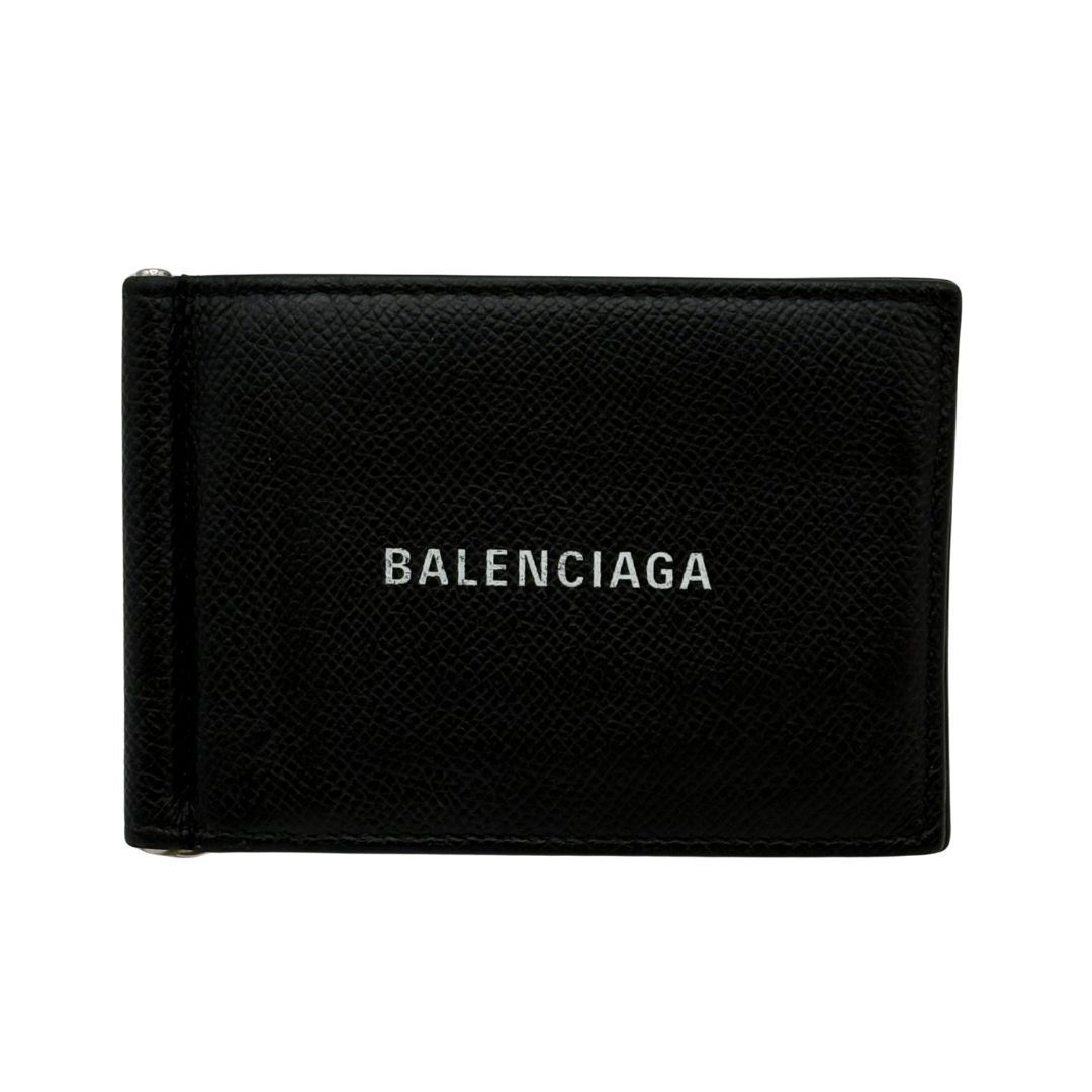 BALENCIAGA バレンシアガ マネークリップ 二つ折り ブラック