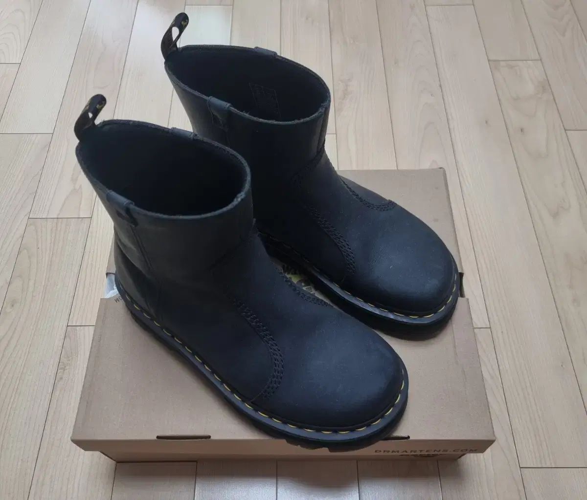 280 DR. MARTENS ドクターマーチン ジェブゼック リーガー ブーツ ブラック