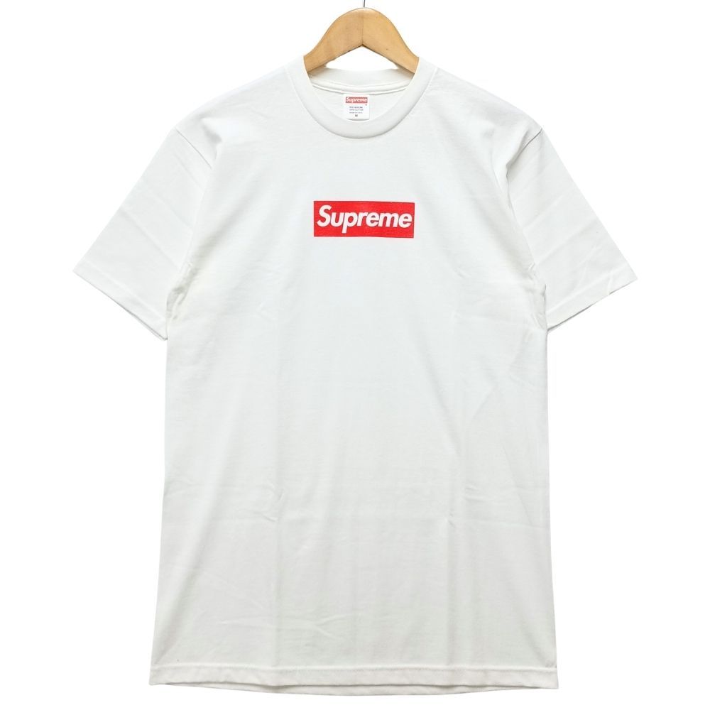 SUPREME シュプリーム Box Logo Tee プロモーション ボックスロゴ プリント 半袖Ｔシャツ ホワイト サイズ M 正規品 / 55373