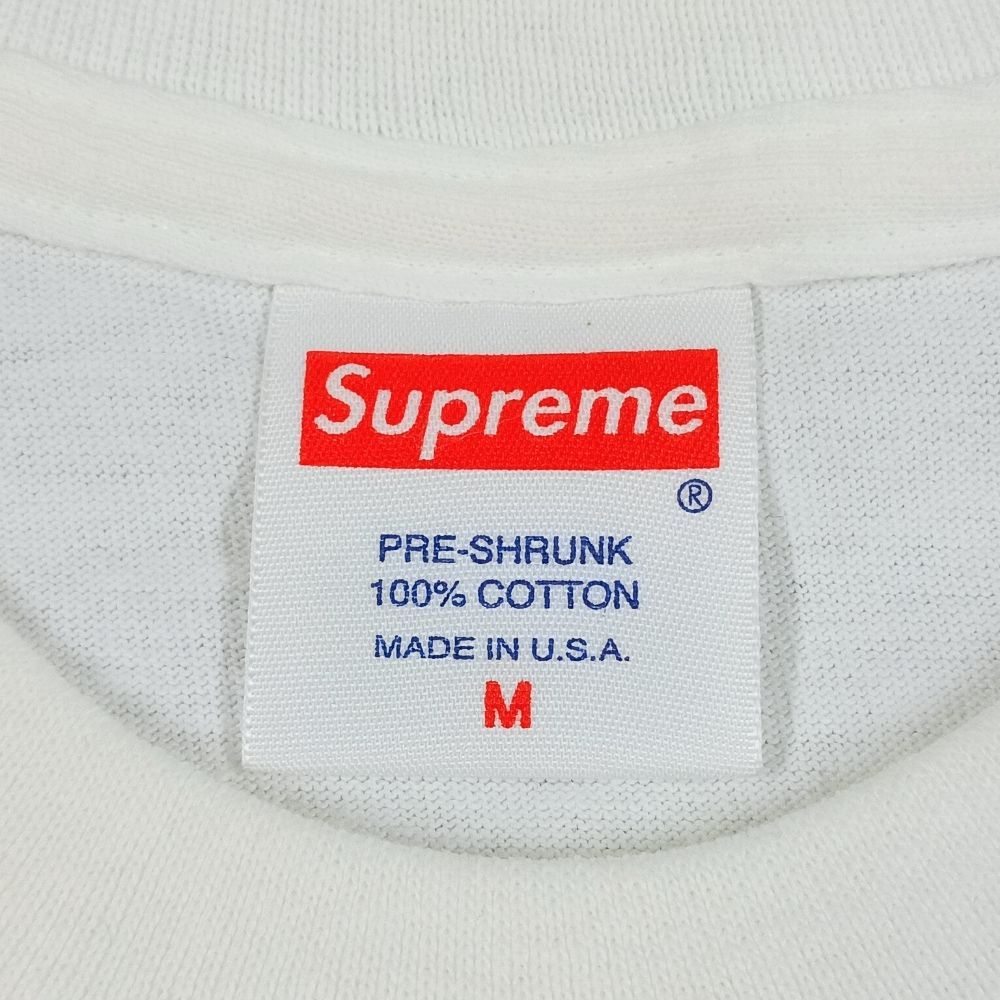 SUPREME シュプリーム Box Logo Tee プロモーション ボックスロゴ プリント 半袖Ｔシャツ ホワイト サイズ M 正規品 / 55373