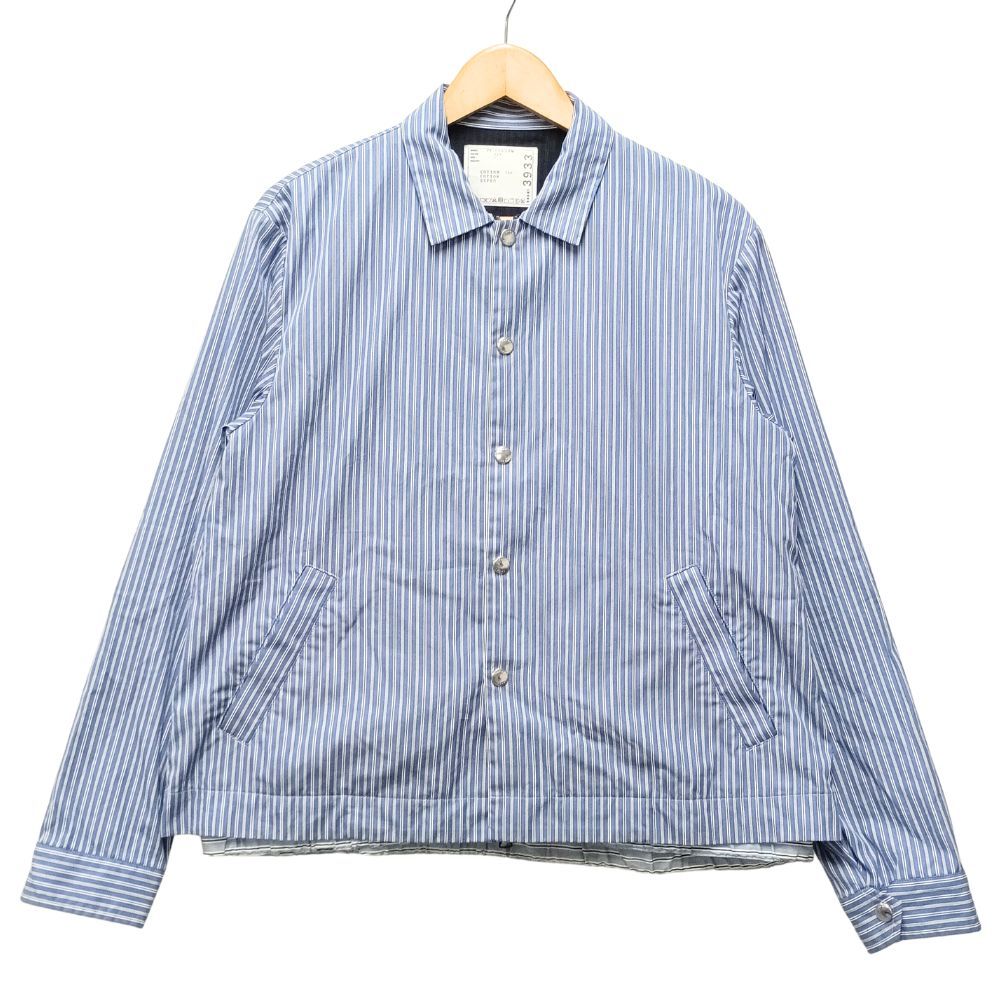 SACAI サカイ 品番 26-03993M Poplin Blouson ストライプ ブルゾン