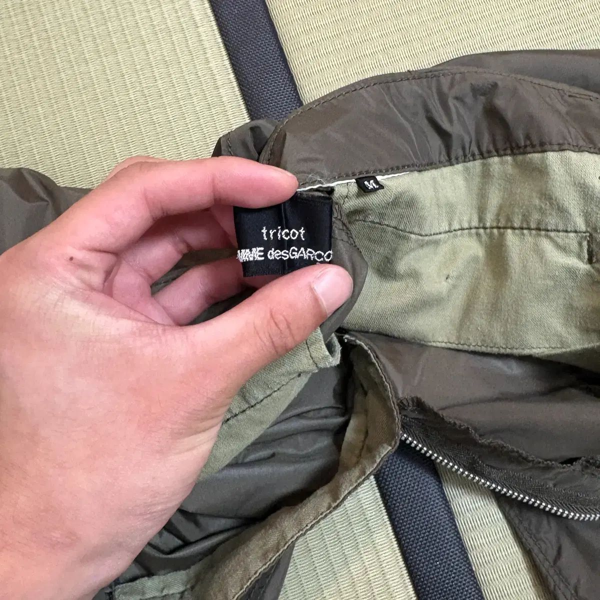 COMME des GARCONS ナイロン クロップド パンツ