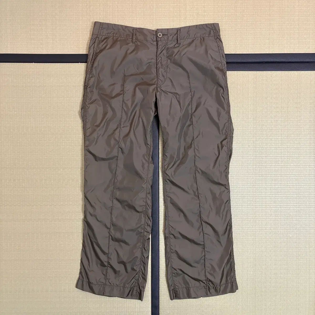 COMME des GARCONS ナイロン クロップド パンツ