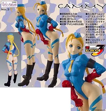 【中古】フィギュア キャミィ 「ストリートファイターZERO3」 カプコンガールズスタチュー 1/7 PVC製塗装済み完成品