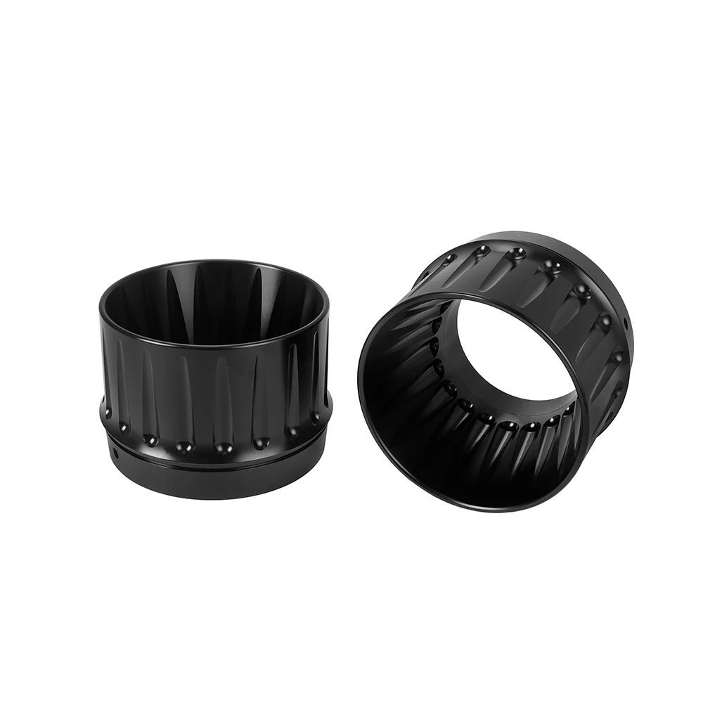 / MOTORCYCLE 4.4インチ SLIP ON EXHAUST MUFFLERS TIPS END CAPS HARLEY TOURING CVO STREET ELECTRA GLIDE ROAD KING FLHR
