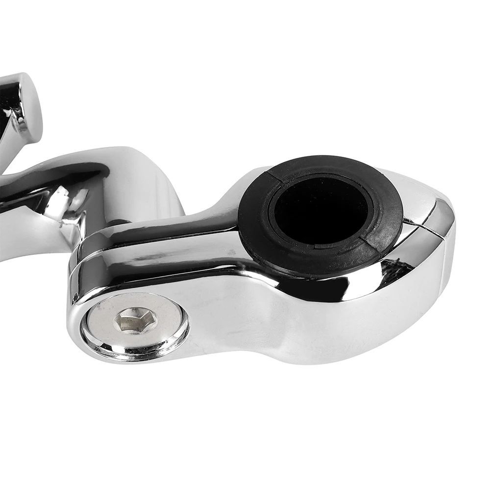 1 PAIR / MOTORCYCLE HIGHWAY FOOT PEG MOUNTS WITH 7/8インチ MAGNUM CLAMPS HARLEY TOURING